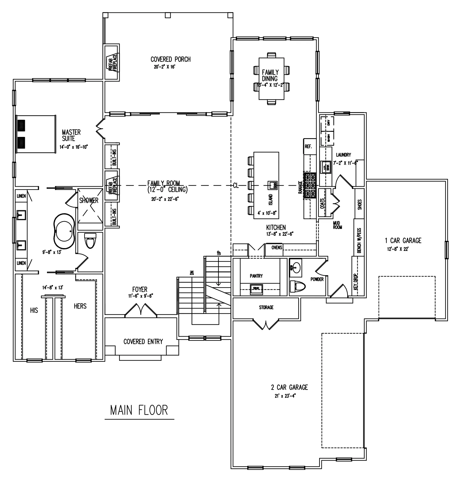 The Preserve III main floor plan
